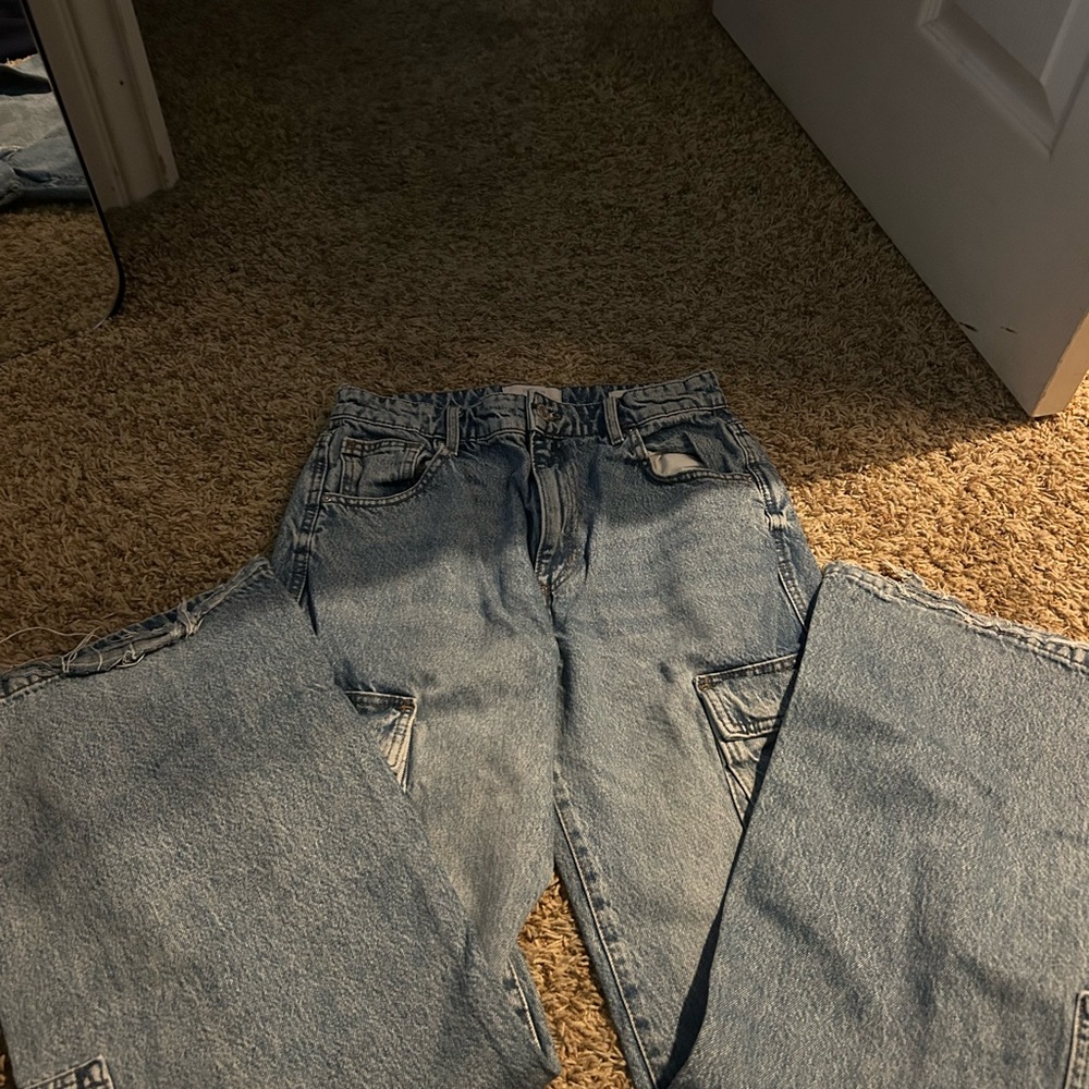 Cotton On Light Blue Relaxed Jeans